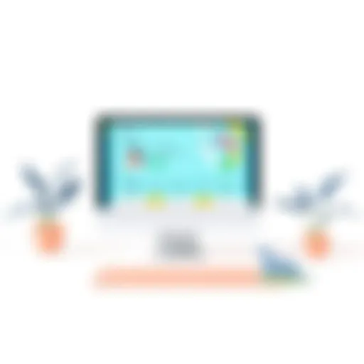 User interface of yoga booking software